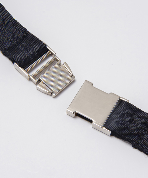 #Re:room（リルーム）の「ラインロゴナイロンネックストラップ（その他小物・メンズ・ホワイト/ブラック・FREE）」の8枚目の写真