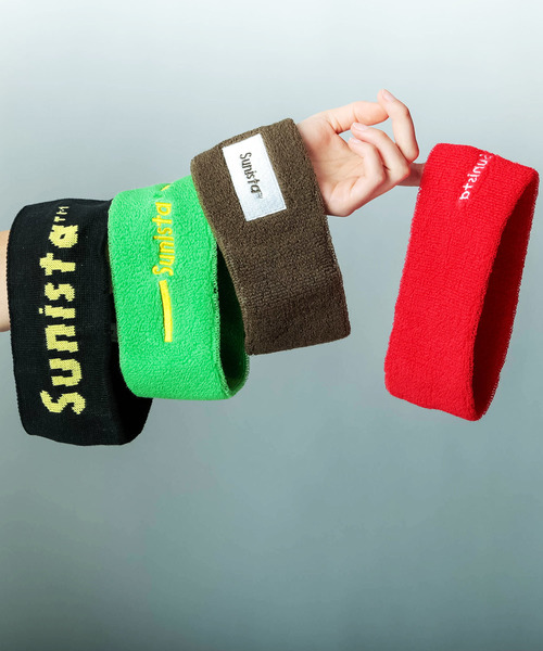sunista / LINE / COOL MAX LINE embroidery HAIR BAND SUN-005