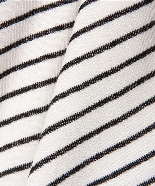 Kastane（カスタネ）の「【Kastane】ボーダープルオーバー（Tシャツ/カットソー・レディース・レッド/ライトグレー/ブラック・FREE）」の7枚目の写真