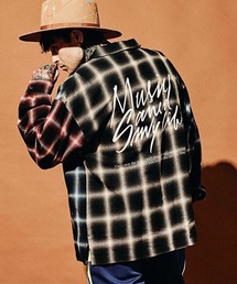 CRAZY PATTERN BALLOON OMBRE CHECK SHIRTS