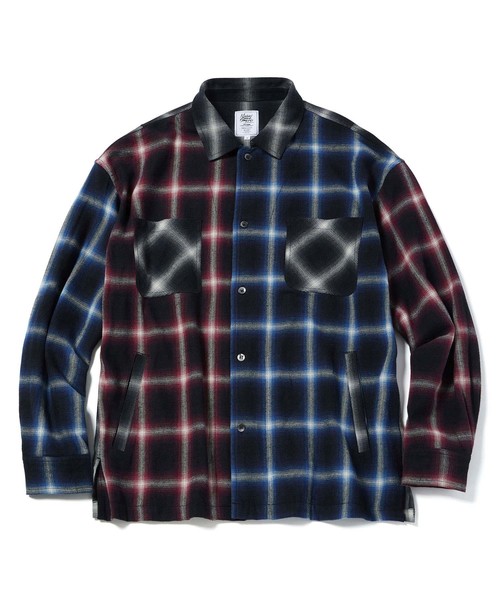 MSML(エムエスエムエル)の「CRAZY PATTERN BALLOON OMBRE CHECK SHIRTS(シャツ/ブラウス・メンズ・ブラック・S/M/L)」の2枚目の写真