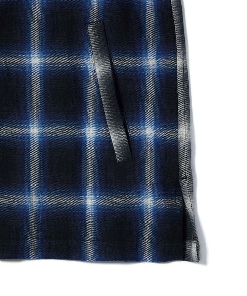 MSML(エムエスエムエル)の「CRAZY PATTERN BALLOON OMBRE CHECK SHIRTS(シャツ/ブラウス・メンズ・ブラック・S/M/L)」の4枚目の写真