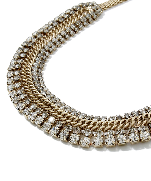 Demi-Luxe BEAMS（デミルクス ビームス）の「Demi-Luxe BEAMS / Wカーブ チェーン ネックレス（ネックレス・レディース・ゴールド・ONE SIZE）」の2枚目の写真