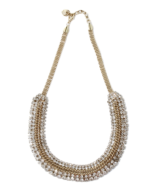 Demi-Luxe BEAMS（デミルクス ビームス）の「Demi-Luxe BEAMS / Wカーブ チェーン ネックレス（ネックレス・レディース・ゴールド・ONE SIZE）」の4枚目の写真