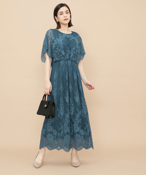 Et Adam ワンピース Rope アダムエロペ のファッション ワンピース パネルスカラップレースワンピース ワンピース Adam