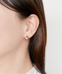 ヴァンドーム青山　18金　カルセドニー　ピアス(両耳用) VENDOME AOYAMA ピアス K18YG グリーンカルセドニー レディース