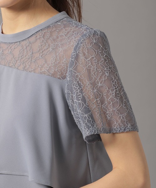 アシメラッフルオールインワン Andemiu アンデミュウ のドレス Web限定 Web限定