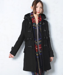 NANO universe | ハードメルトンロングダッフルコート(ダッフルコート)