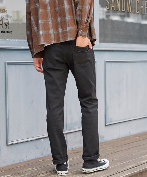 EDWIN（エドウィン）の「EDWIN エドウィン ハタラクロ ストレート ロングパンツ ストレッチ オフィスカジュアル（その他パンツ・メンズ・ブラック・X-LARGE/LARGE/SMALL/MEDIUM）」の3枚目の写真