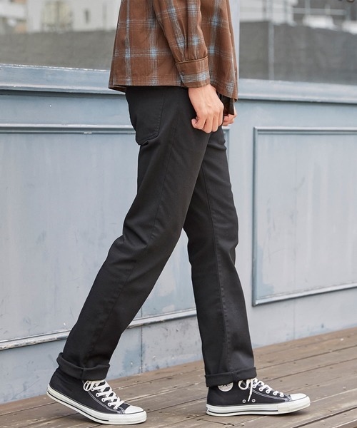 EDWIN（エドウィン）の「EDWIN エドウィン ハタラクロ ストレート ロングパンツ ストレッチ オフィスカジュアル（その他パンツ・メンズ・ブラック・X-LARGE/LARGE/SMALL/MEDIUM）」の5枚目の写真