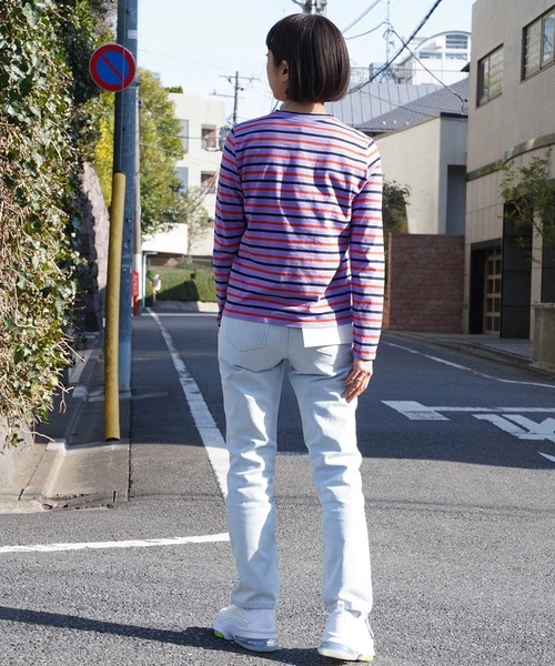 styles(スタイルス)の「KULE 748-83403 S/S T(Tシャツ/カットソー・レディース・ライトパープル/マルチ・X-SMALL/SMALL)」の4枚目の写真