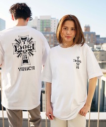 Cross Logo Venice S/S T-SHIRTS/ ドッグタウン Tシャツ ユニセックス バックプリント ベニス