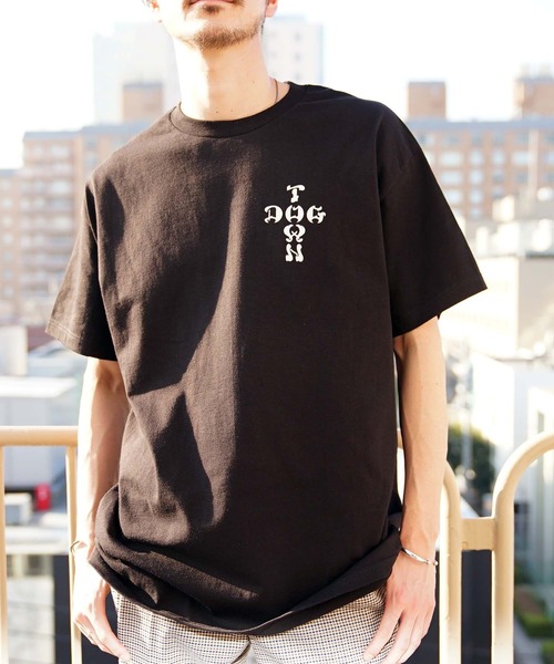 DOGTOWN（ドッグタウン）の「Cross Logo Venice S/S T-SHIRTS/ ドッグタウン Tシャツ ユニセックス バックプリント ベニス（Tシャツ/カットソー・メンズ・ブラック/ホワイト・SMALL/MEDIUM/LARGE/X-LARGE）」の8枚目の写真
