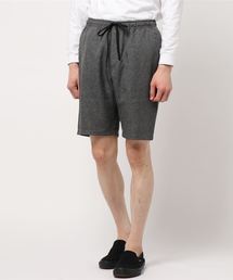 麻ライク杢ハーフパンツ