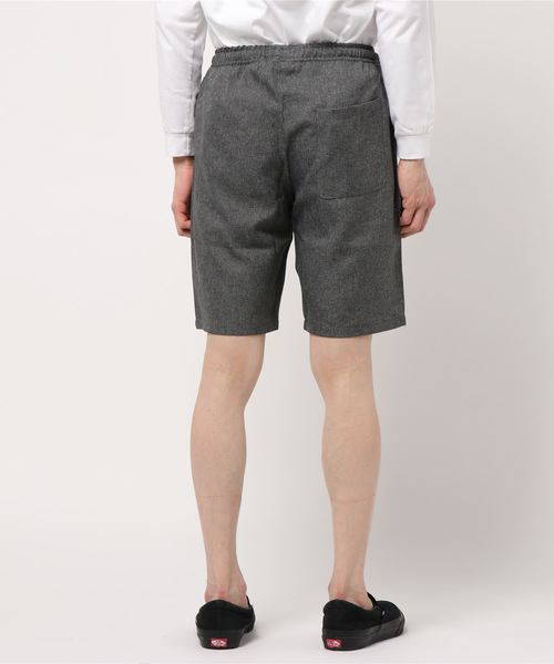 STYLEBLOCK（スタイルブロック）の「麻ライク杢ハーフパンツ（その他パンツ・メンズ・グレー/チャコール・M/L/LL）」の4枚目の写真