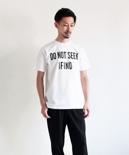 blank by words(ブランクバイワーズ)の「「DO NOT SEEK」 TEE(Tシャツ/カットソー・メンズ・ホワイト・SMALL/LARGE/MEDIUM)」の9枚目の写真