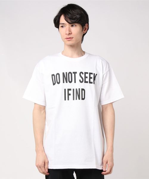 blank by words(ブランクバイワーズ)の「「DO NOT SEEK」 TEE(Tシャツ/カットソー・メンズ・ホワイト・SMALL/LARGE/MEDIUM)」の10枚目の写真