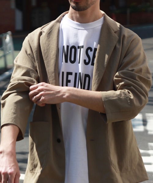 blank by words(ブランクバイワーズ)の「「DO NOT SEEK」 TEE(Tシャツ/カットソー・メンズ・ホワイト・SMALL/LARGE/MEDIUM)」の6枚目の写真