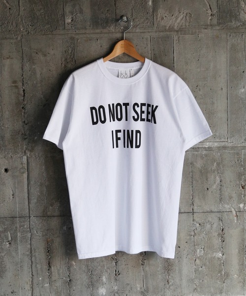 blank by words(ブランクバイワーズ)の「「DO NOT SEEK」 TEE(Tシャツ/カットソー・メンズ・ホワイト・SMALL/LARGE/MEDIUM)」の11枚目の写真