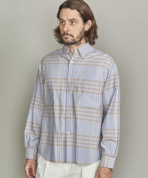 BEAUTY&YOUTH UNITED ARROWS（ビューティーアンドユースユナイテッドアローズ）の「BY ナードチェック ビッグフォルム シャツ（シャツ/ブラウス・メンズ・クリーム/ライラック・SMALL/MEDIUM/LARGE/X-LARGE）」の19枚目の写真