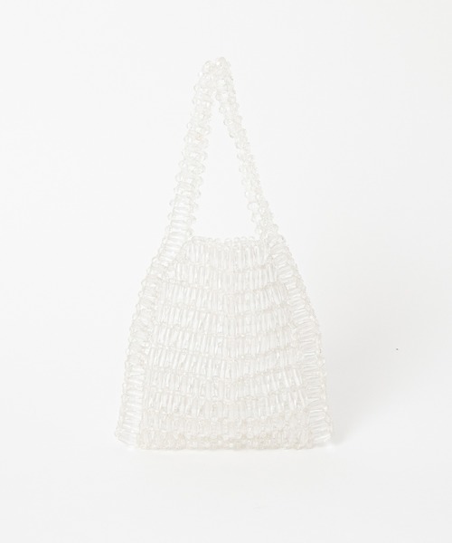 one after another NICE CLAUP（ワンアフターアナザーナイスクラップ）の「ビーズバッグ（ハンドバッグ・レディース・ゴールド/クリア・FREE）」の19枚目の写真