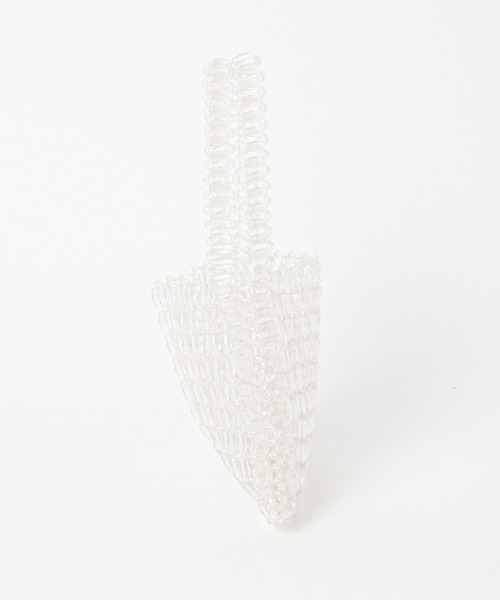 one after another NICE CLAUP（ワンアフターアナザーナイスクラップ）の「ビーズバッグ（ハンドバッグ・レディース・ゴールド/クリア・FREE）」の20枚目の写真