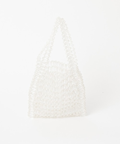 one after another NICE CLAUP（ワンアフターアナザーナイスクラップ）の「ビーズバッグ（ハンドバッグ・レディース・ゴールド/クリア・FREE）」の21枚目の写真