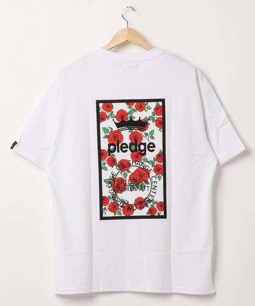Pledge（プレッジ）の「《pledge》ビッグシルエット　バックプリントＴシャツ（Tシャツ/カットソー・レディース・ホワイト系その他2/ホワイト系その他3/ホワイト系その他4/ホワイト系その他5/ホワイト系その他6/ブラック系その他2/ブラック系その他3/ブラック系その他4/ブラック系その他5/ブラック系その他6/ホワイト系その他/ブラック系その他・MEDIUM/LARGE）」の14枚目の写真