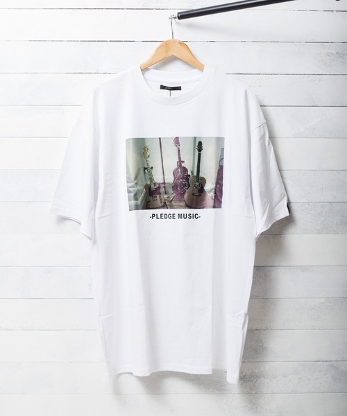 Pledge（プレッジ）の「《pledge》ビッグシルエット　バックプリントＴシャツ（Tシャツ/カットソー・レディース・ホワイト系その他2/ホワイト系その他3/ホワイト系その他4/ホワイト系その他5/ホワイト系その他6/ブラック系その他2/ブラック系その他3/ブラック系その他4/ブラック系その他5/ブラック系その他6/ホワイト系その他/ブラック系その他・MEDIUM/LARGE）」の4枚目の写真