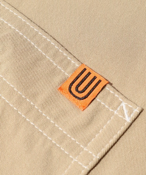 UNIVERSAL OVERALL（ユニバーサルオーバーオール）の「[UNIVERSAL OVERALL/ユニバーサルオーバーオール] 別注 オープンカラーシャツ（シャツ/ブラウス・レディース・ベージュ/オレンジ/ブラック系その他・F）」の22枚目の写真