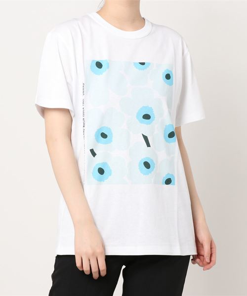 marimekko(マリメッコ)の「UNIKKO / NOKKELA T-SHIRT(Tシャツ セールがオープンす マリメッコ ウニッコ Tシャツ☆ Tシャツ/カットソー(半袖/袖なし)