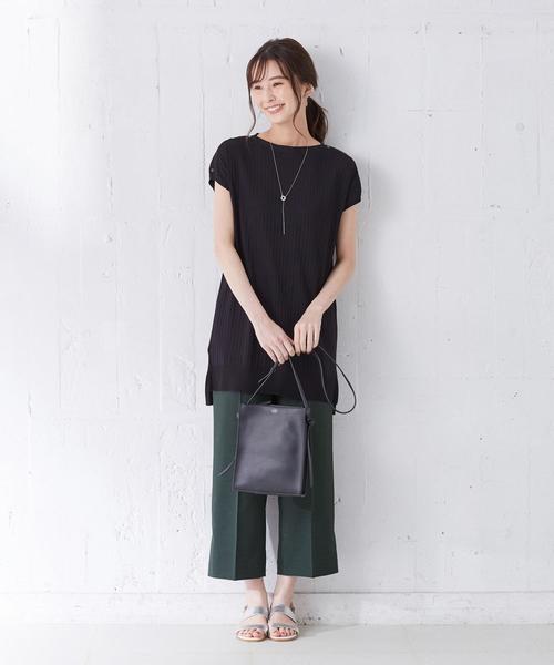 J.PRESS(ジェイプレス)の「【洗える】ドライタッチツイルストレッチ パンツ(その他パンツ・レディース・ダークブラウン系/グリーン系/ネイビー系・T13/T15/T17)」の5枚目の写真