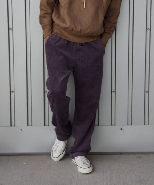 FREDY&GLOSTER（フレディアンドグロスター）の「【WEB限定カラーあり】【SUNDAY TOOLS WEAR】 シェフパンツ ワイドパンツ コーデュロイパンツ（その他パンツ・メンズ・ブラック/グレー/ブラウン/ブラウン系その他/ミント/ブルー系その他/グレイッシュブルー/ラベンダー/ベビーピンク/キナリ/オフホワイト・M/L）」の10枚目の写真