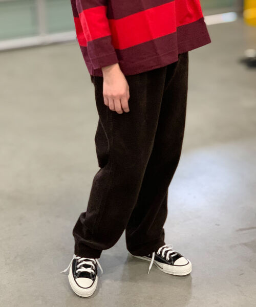 FREDY&GLOSTER（フレディアンドグロスター）の「【WEB限定カラーあり】【SUNDAY TOOLS WEAR】 シェフパンツ ワイドパンツ コーデュロイパンツ（その他パンツ・メンズ・ブラック/グレー/ブラウン/ブラウン系その他/ミント/ブルー系その他/グレイッシュブルー/ラベンダー/ベビーピンク/キナリ/オフホワイト・M/L）」の7枚目の写真