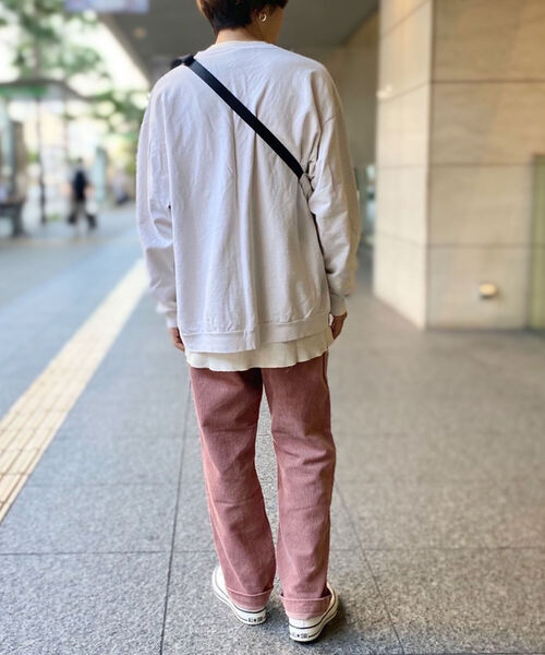 FREDY&GLOSTER（フレディアンドグロスター）の「【WEB限定カラーあり】【SUNDAY TOOLS WEAR】 シェフパンツ ワイドパンツ コーデュロイパンツ（その他パンツ・メンズ・ブラック/グレー/ブラウン/ブラウン系その他/ミント/ブルー系その他/グレイッシュブルー/ラベンダー/ベビーピンク/キナリ/オフホワイト・M/L）」の14枚目の写真