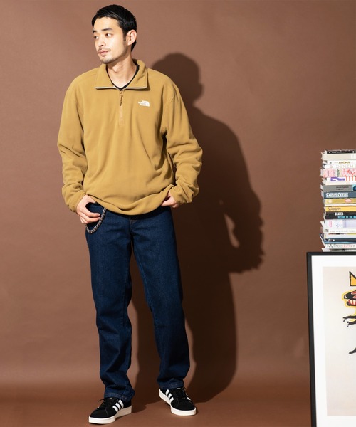 THE NORTH FACE（ザノースフェイス）の「THE NORTH FACE グレイシャー1/4ジップフリースジャケット（マウンテンパーカー・メンズ・ブラック/ブルー/ブラウン/ホワイト/イエロー/ブルー系その他/オレンジ/ベージュ系その他/モスグリーン・X-LARGE/LARGE/MEDIUM/SMALL）」の10枚目の写真