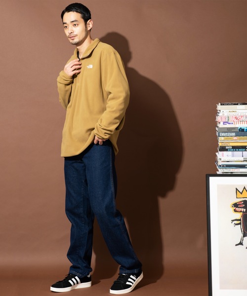 THE NORTH FACE（ザノースフェイス）の「THE NORTH FACE グレイシャー1/4ジップフリースジャケット（マウンテンパーカー・メンズ・ブラック/ブルー/ブラウン/ホワイト/イエロー/ブルー系その他/オレンジ/ベージュ系その他/モスグリーン・X-LARGE/LARGE/MEDIUM/SMALL）」の11枚目の写真