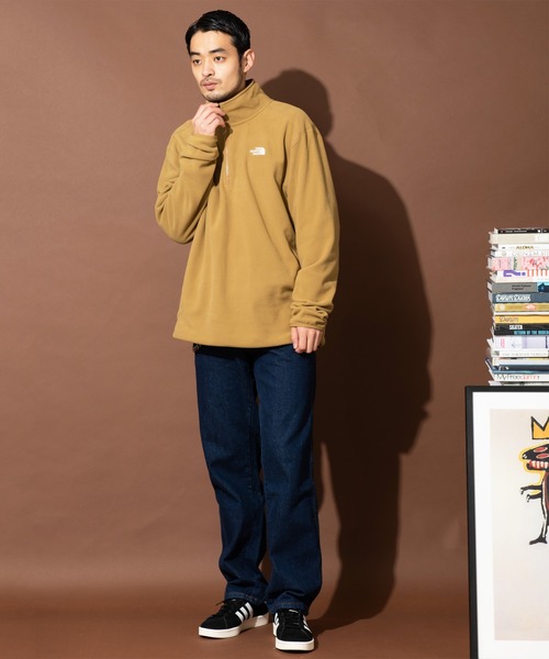 THE NORTH FACE（ザノースフェイス）の「THE NORTH FACE グレイシャー1/4ジップフリースジャケット（マウンテンパーカー・メンズ・ブラック/ブルー/ブラウン/ホワイト/イエロー/ブルー系その他/オレンジ/ベージュ系その他/モスグリーン・X-LARGE/LARGE/MEDIUM/SMALL）」の15枚目の写真
