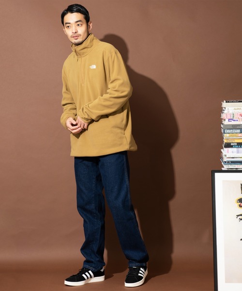 THE NORTH FACE（ザノースフェイス）の「THE NORTH FACE グレイシャー1/4ジップフリースジャケット（マウンテンパーカー・メンズ・ブラック/ブルー/ブラウン/ホワイト/イエロー/ブルー系その他/オレンジ/ベージュ系その他/モスグリーン・X-LARGE/LARGE/MEDIUM/SMALL）」の16枚目の写真