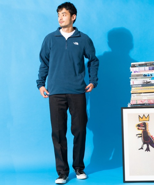 THE NORTH FACE（ザノースフェイス）の「THE NORTH FACE グレイシャー1/4ジップフリースジャケット（マウンテンパーカー・メンズ・ブラック/ブルー/ブラウン/ホワイト/イエロー/ブルー系その他/オレンジ/ベージュ系その他/モスグリーン・X-LARGE/LARGE/MEDIUM/SMALL）」の21枚目の写真