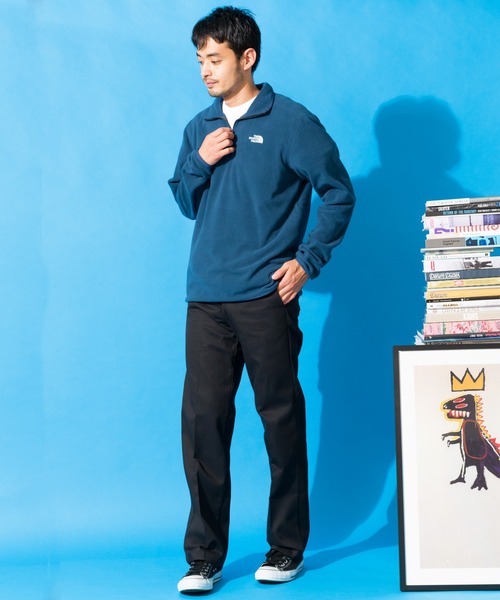 THE NORTH FACE（ザノースフェイス）の「THE NORTH FACE グレイシャー1/4ジップフリースジャケット（マウンテンパーカー・メンズ・ブラック/ブルー/ブラウン/ホワイト/イエロー/ブルー系その他/オレンジ/ベージュ系その他/モスグリーン・X-LARGE/LARGE/MEDIUM/SMALL）」の22枚目の写真