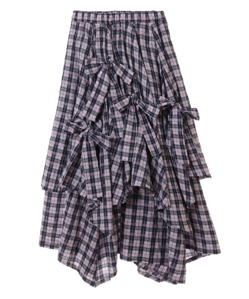 Candy Stripper（キャンディストリッパー）の「MAKE MY DAY スカート（スカート・レディース・ブラック/ラベンダー/イエロー・1/2）」の5枚目の写真