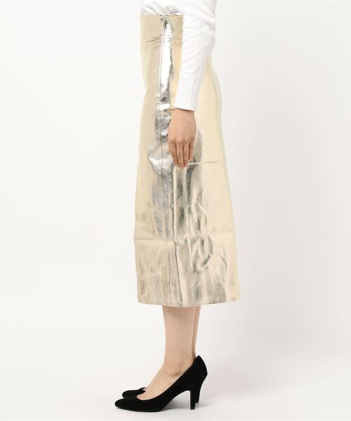 Narcissus（ナルシス）の「【Narcissus】メタリックスカート（スカート・レディース・シルバー/ゴールド・FREE）」の5枚目の写真