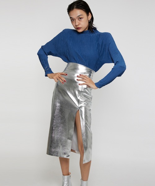 Narcissus（ナルシス）の「【Narcissus】メタリックスカート（スカート・レディース・シルバー/ゴールド・FREE）」の10枚目の写真