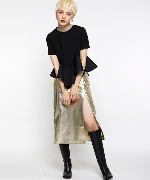 Narcissus（ナルシス）の「【Narcissus】メタリックスカート（スカート・レディース・シルバー/ゴールド・FREE）」の22枚目の写真