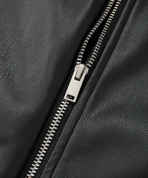 Fano Studios（ファノ ストゥディオズ）の「【Fano Studios】PUレザー ロングベスト FD20L001（ベスト・レディース・ブラック・S/M/L）」の7枚目の写真