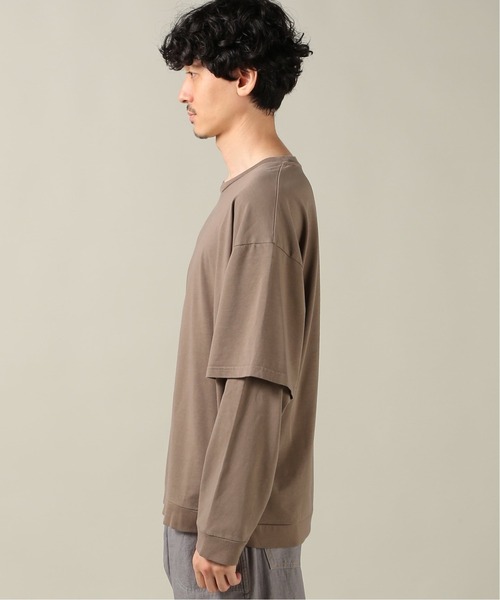 JOURNAL STANDARD(ジャーナルスタンダード)の「ルーズレイヤード(Tシャツ/カットソー・メンズ・ベージュ/ブラック系その他/ホワイト・MEDIUM/LARGE/SMALL)」の8枚目の写真