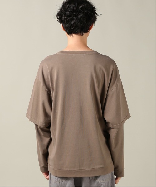JOURNAL STANDARD(ジャーナルスタンダード)の「ルーズレイヤード(Tシャツ/カットソー・メンズ・ベージュ/ブラック系その他/ホワイト・MEDIUM/LARGE/SMALL)」の15枚目の写真