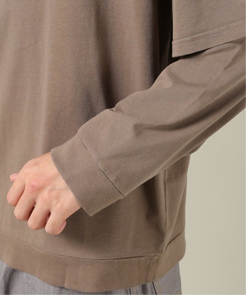 JOURNAL STANDARD(ジャーナルスタンダード)の「ルーズレイヤード(Tシャツ/カットソー・メンズ・ベージュ/ブラック系その他/ホワイト・MEDIUM/LARGE/SMALL)」の10枚目の写真