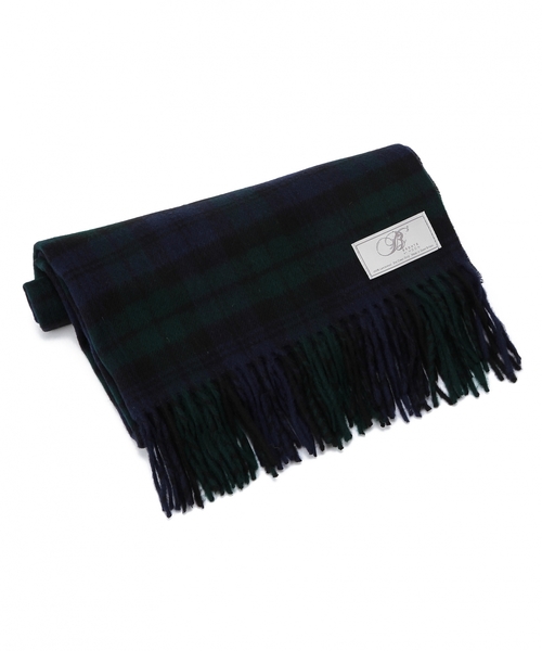 UNITED ARROWS(ユナイテッドアローズ)の「<BRONTE(ブロント)>チェック柄ストール◆(ストール/ショール・レディース・ホワイト/ブラック/ベージュ/レッド/ネイビー・フリー)」の12枚目の写真